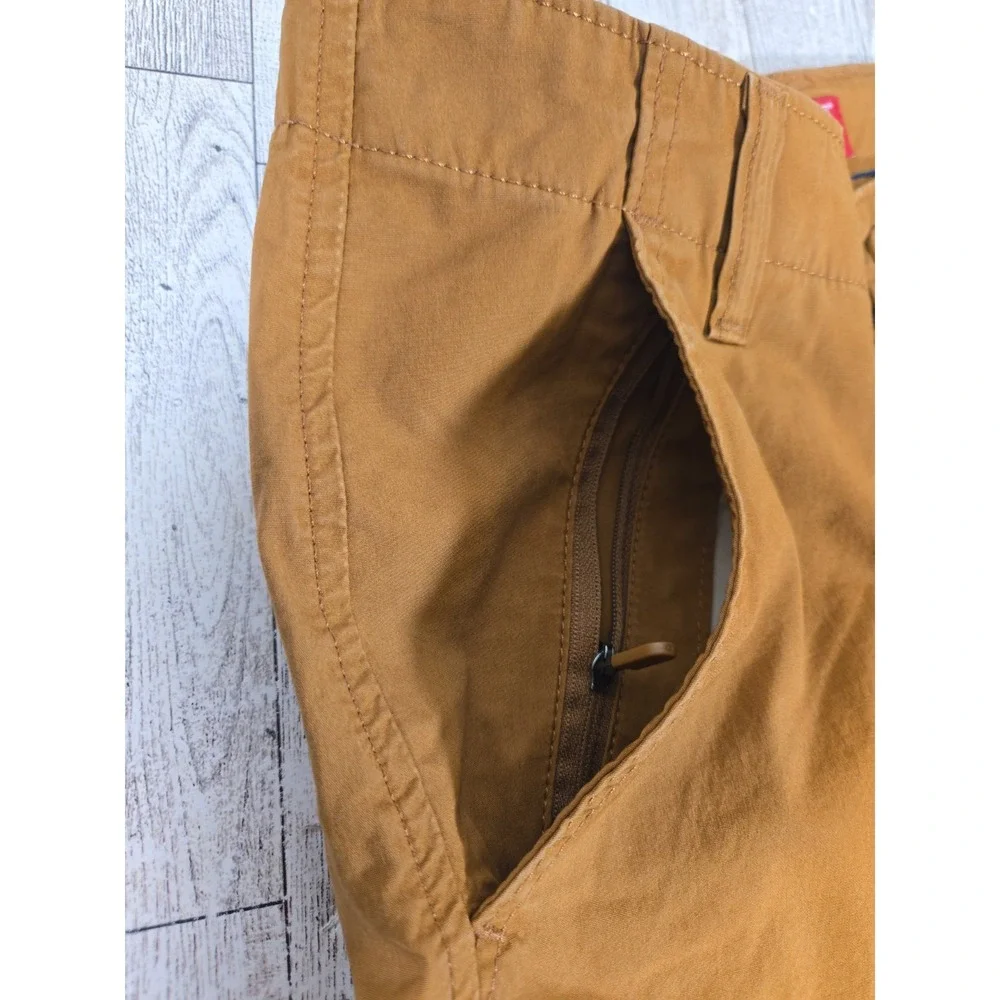 Levi's XX Cargo Taper Pants Mens 33x30 Stretch Sits Below Waist Ginger Brown NEW